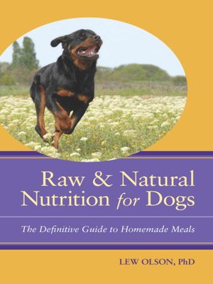 cover image of Raw & Natural Nutrition for Dogs